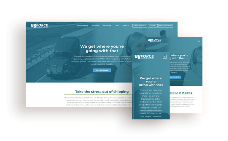 Agforce website